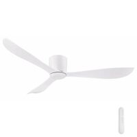 Instinct White 137cm DC Ceiling Fan with Remote