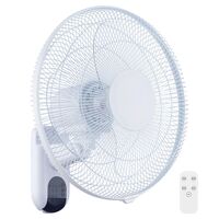 Ivan 40cm Wall Fan with Remote Control