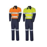 Arc flash Coverall HRC2 Two Tone 9.6cal/cm2 – Bool Parvotex [ ARC-COVERALL2-P-YN-117R ]