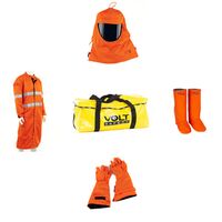 Arc flash Kit HRC4 43cal/cm2 Switching Coat – Sherwood Nomex [ ARC-KIT4-S-SWC-3XL ]