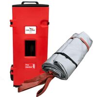 EV Car Fire Blanket with Mobile Storage Box – Fire Cloak [ FIRE-B-EV-CFB2186B-MSB ]