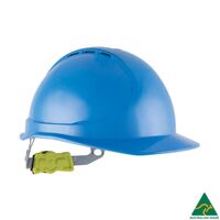 Vented Type 1 Hard Hat with Ratchet Harness – Force360 [ HELMET-F-HPFPRGTE01-BLU ]