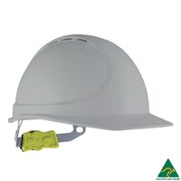 Vented Type 1 Hard Hat with Ratchet Harness – Force360 [ HELMET-F-HPFPRGTE01-GRY ]