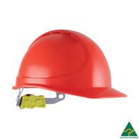 Vented Type 1 Hard Hat with Ratchet Harness – Force360 [ HELMET-F-HPFPRGTE01-RED ]