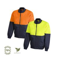 Recycled Two Tone Waterproof Flying Jacket – WS Workwear [ JACKET-W-WS0006520-YN-5XL ]