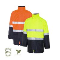 Recycled Two Tone Hi-Vis 4-in-1 Taped Jacket – WS Workwear [ JACKET-W-WS9186590-YN-L ]