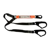 Double Leg Lanyard with Absorber 1.85m Snap Hook and Scaffold Hook – Linq [ LANYARD-L-WLE2SNSD ]