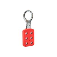 Aluminium 6 Hole Lockout Hasp 25mm Jaw – Volt Safety [ LOCKOUT-HASP-SLH125 ]