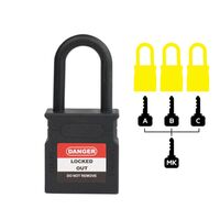 Padlock Dielectric Shank 38mm – Volt Safety [ LOCKOUT-LOCK-NBK-KD+MK ]