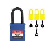 Padlock Dielectric Shank 38mm – Volt Safety [ LOCKOUT-LOCK-NNB-KD+MK ]