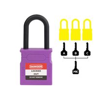 Padlock Dielectric Shank 38mm – Volt Safety [ LOCKOUT-LOCK-NP-KD+MK ]
