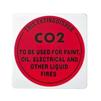 CO2 Extinguisher I.D Sign – Firebox [ SIGN-F-IDCO2 ]