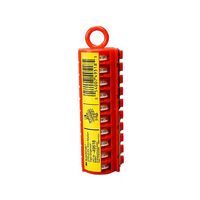 WIRE MARKER DISPENSER, STD-0-9 SCOTCHCODE, FILLED