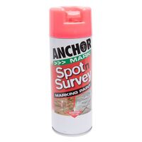 SPOT & SURVEY MARKING PAINT RED FLUORESCENT 350g