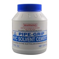 SOLVENT CEMENT TYPE N 250ml PLUMMAS CLEAR, PVC