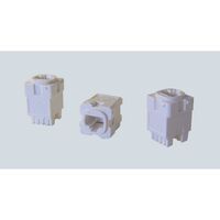 CAT3 AUS TEL JACK, 8P4C, WHITE K/110 TERMINATION, [10] PACK