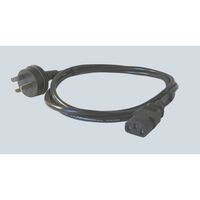 CABLE, 240V GENERAL POWER 1m AUS 3-PIN MALE TO IEC FEMALE
