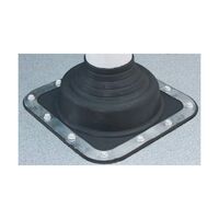 FLASHING #5, 100-200mm PIPE 310 x 310mm BASE, GREY PREM