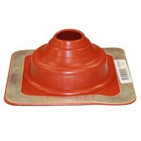 FLASHING #2A, 50-70mm PIPE 178 x 178mm BASE, RED PREM