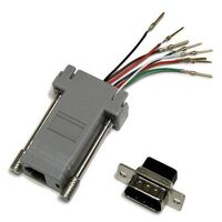 MODULAR ADAPTER DB9M-RJ45 8P8C