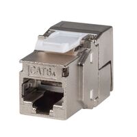 JACK, CAT6A KEYSTONE 8P8C EA10G, SHIELDED TOOLESS IDC