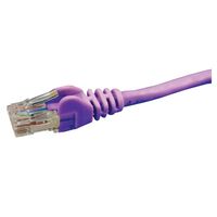 PATCH CORD, CAT6, UTP PURPLE, 0.3m