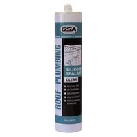 ROOF & PLUMBING SILICONE 300gm CLEAR