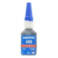 ADHESIVE, INSTANT, RUBBER TOUGHENED, 20g, 480