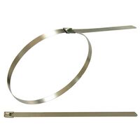 CABLE TIE, 316 STAINLESS STEEL 300mm x 4.6mm [100] PACK