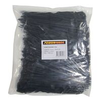 CABLE TIE, NYLON - BLACK UV 250mm x 4.8mm [1000] PACK