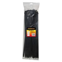 CABLE TIE, NYLON - BLACK UV 550mm x 8mm [100] PACK