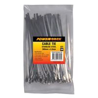CABLE TIE, 316 STAINLESS STEEL 360mm x 4.6mm [100] PACK