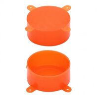 DISPOSABLE CONDUIT LID PVC ORANGE (20)