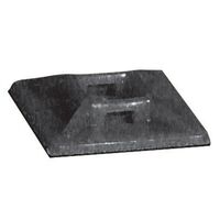 CABLE-TIE MOUNT, BLACK 19 x 19 SELF ADHESIVE [100]