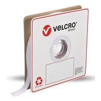 VELCRO HOOK, PS 0172 WHITE 25mm x 25m ROLL