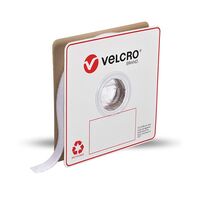 VELCRO LOOP, PS 0172 WHITE 25mm x 25m ROLL