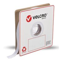 VELCRO HOOK, PS 0119 WHITE 25mm x 25m ROLL