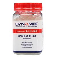 RJ MODULAR PLUG, 6P4C MULTISTRAND, [200] JAR