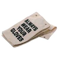 GLOVE BAG CANVAS SINGLE COMPARTMENT 360mm L