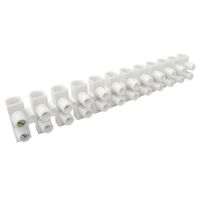 TERMINAL STRIP CONNECTOR 12 WAY 10A WHITE (10) PK
