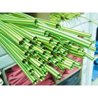 H/SHRINK TUBING, THIN WALL, GN/YELL, 8/4 x 1.2m