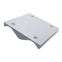 CORRUGATED MOUNTING BLOCK LIGHT GREY, 122mm X 122mm
