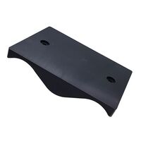 CORRUGATED MOUNTING BLOCK BLACK, SUITS VERTICAL SHEET
