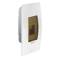 DISTRIBUTION BOARD, FLUSH 4 POLE INCLUDES LID, LINKS