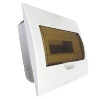 DISTRIBUTION BOARD, FLUSH 6 POLE INCLUDES LID, LINKS
