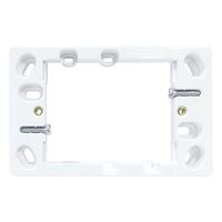 MOUNTING BLOCK,SHALLOW WHITE 18mm (20)