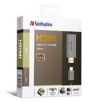 CABLE, TYPE C3.1 TO HDMI 4K 200cm, GREY