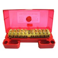 COVERED ACTIVE LINK - 10 x 16mm2 TUNNELS 100A, RED