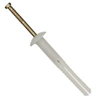 ANCHOR, NAIL-IN MUSH HEAD NYLON YEL ZINC 6.5 x 25mm [20]