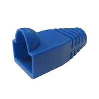 STRAIN RELIEF BOOT, RJ45 BLUE, [20] PACK